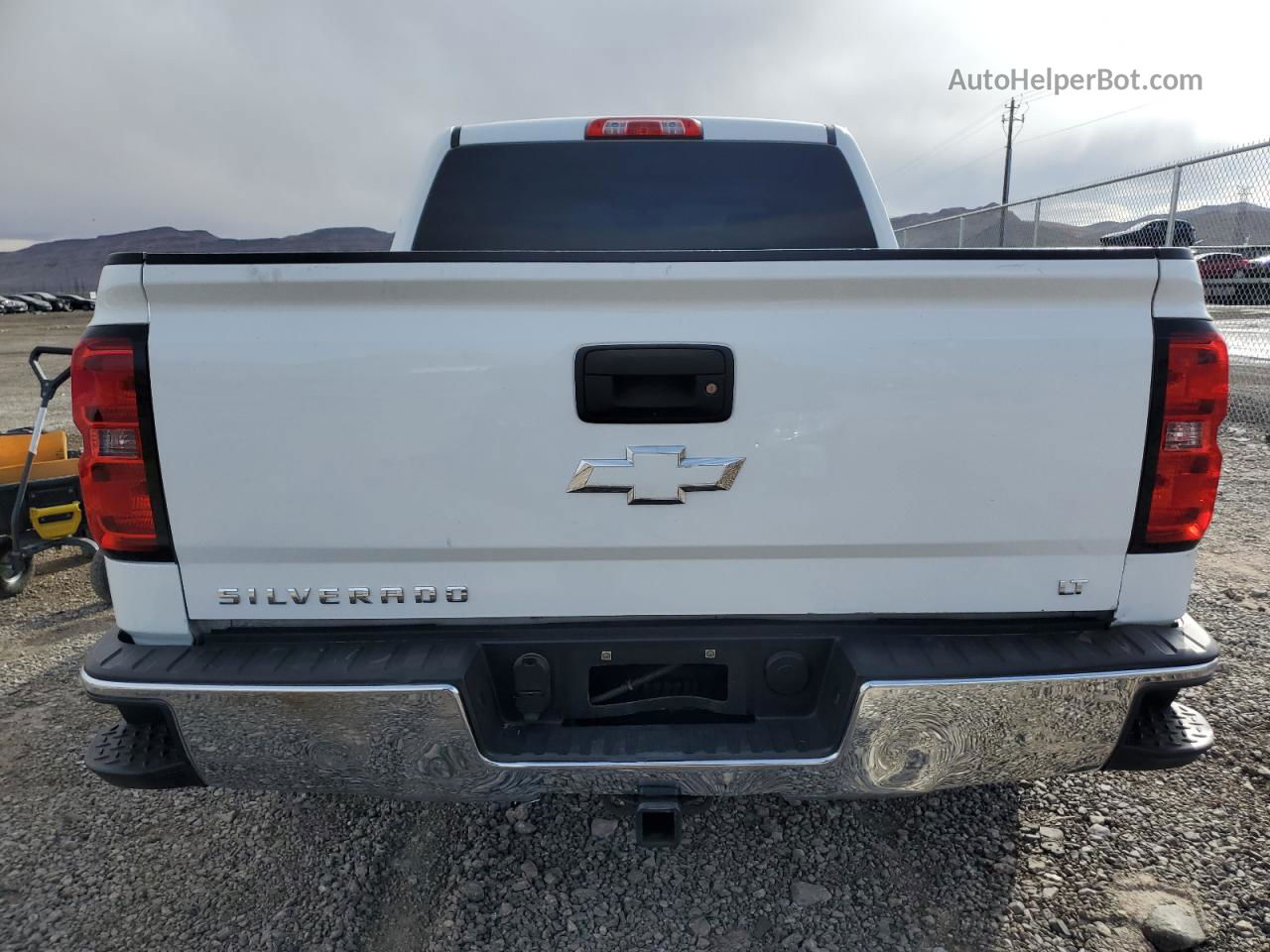 2015 Chevrolet Silverado C1500 Lt White vin: 3GCPCREC8FG496845