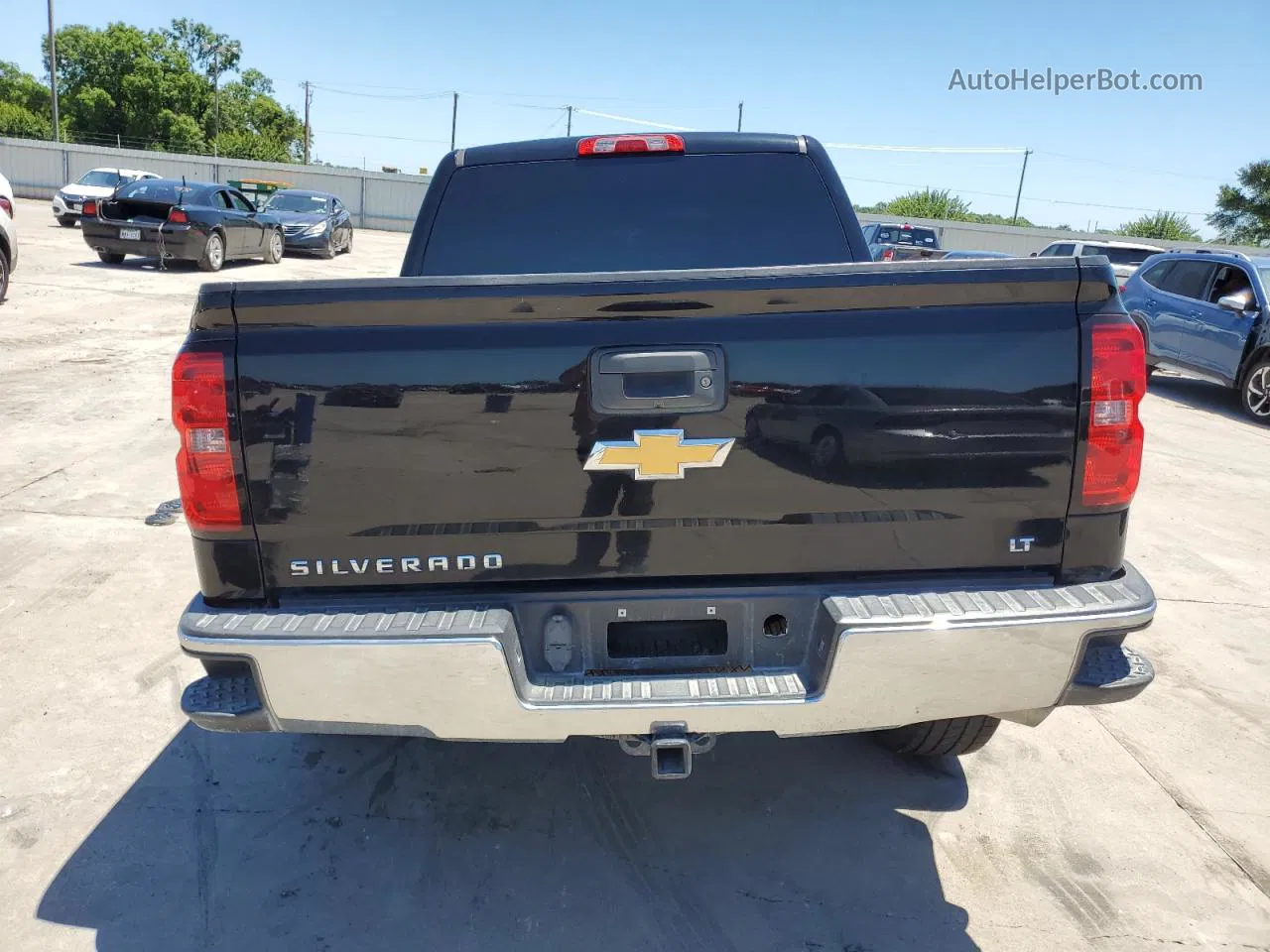 2016 Chevrolet Silverado C1500 Lt Black vin: 3GCPCREC8GG269320