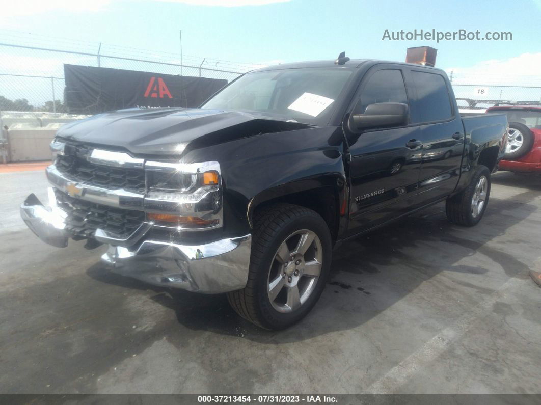 2016 Chevrolet Silverado 1500 Lt Black vin: 3GCPCREC8GG299515