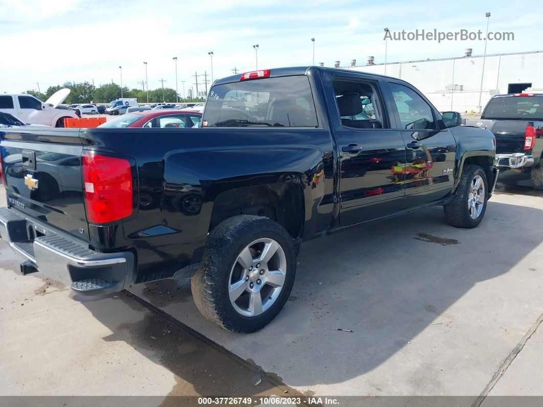 2018 Chevrolet Silverado 1500 1lt Black vin: 3GCPCREC8JG355105