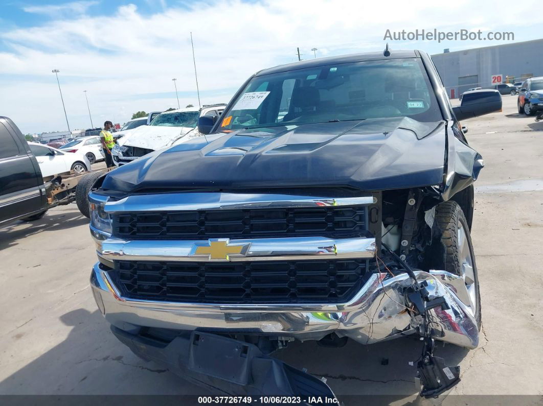 2018 Chevrolet Silverado 1500 1lt Black vin: 3GCPCREC8JG355105