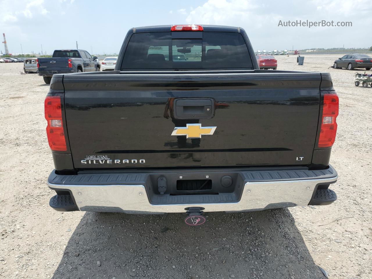 2018 Chevrolet Silverado C1500 Lt Black vin: 3GCPCREC8JG498538