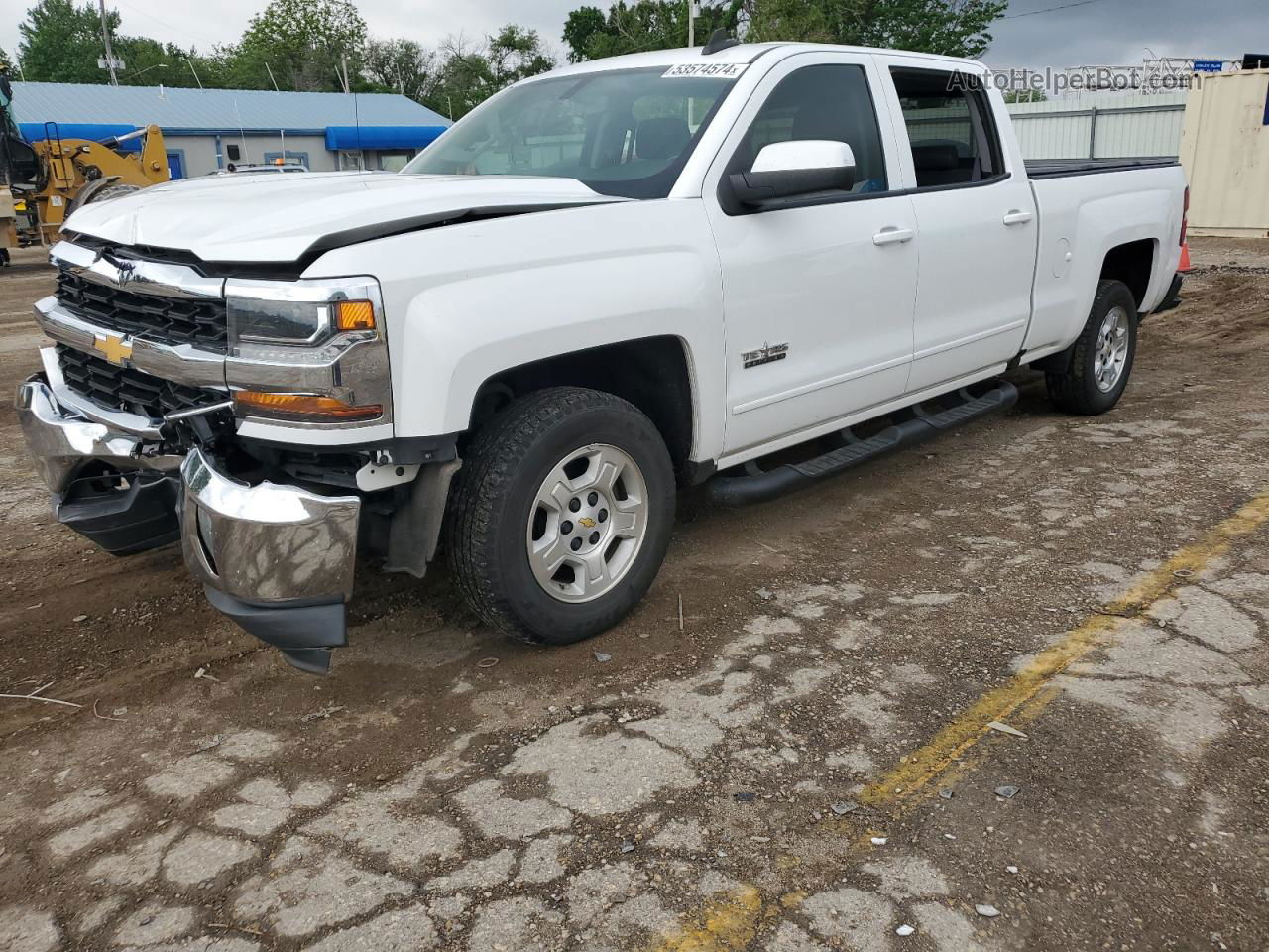 2016 Chevrolet Silverado C1500 Lt White vin: 3GCPCREC9GG159831