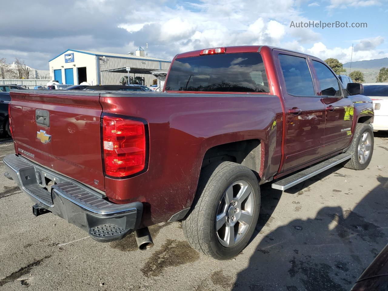 2016 Chevrolet Silverado C1500 Lt Burgundy vin: 3GCPCREC9GG226363