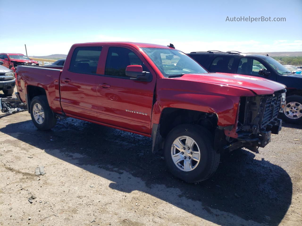 2018 Chevrolet Silverado C1500 Lt Красный vin: 3GCPCREC9JG491047