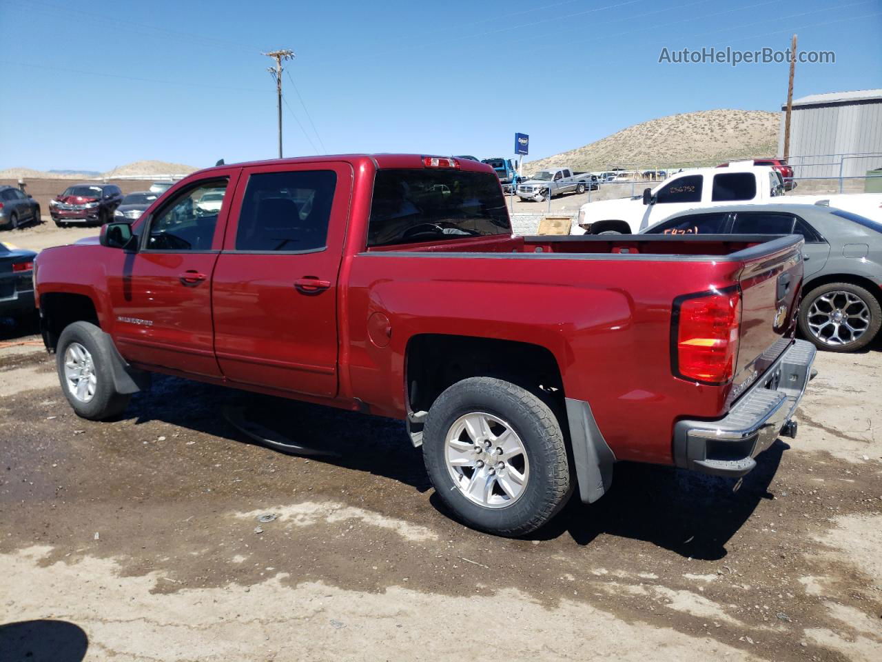 2018 Chevrolet Silverado C1500 Lt Красный vin: 3GCPCREC9JG491047