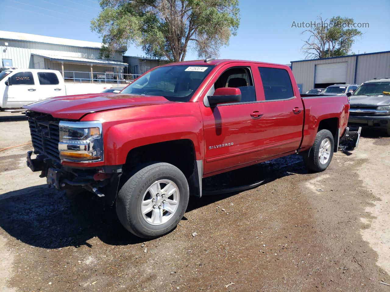 2018 Chevrolet Silverado C1500 Lt Красный vin: 3GCPCREC9JG491047