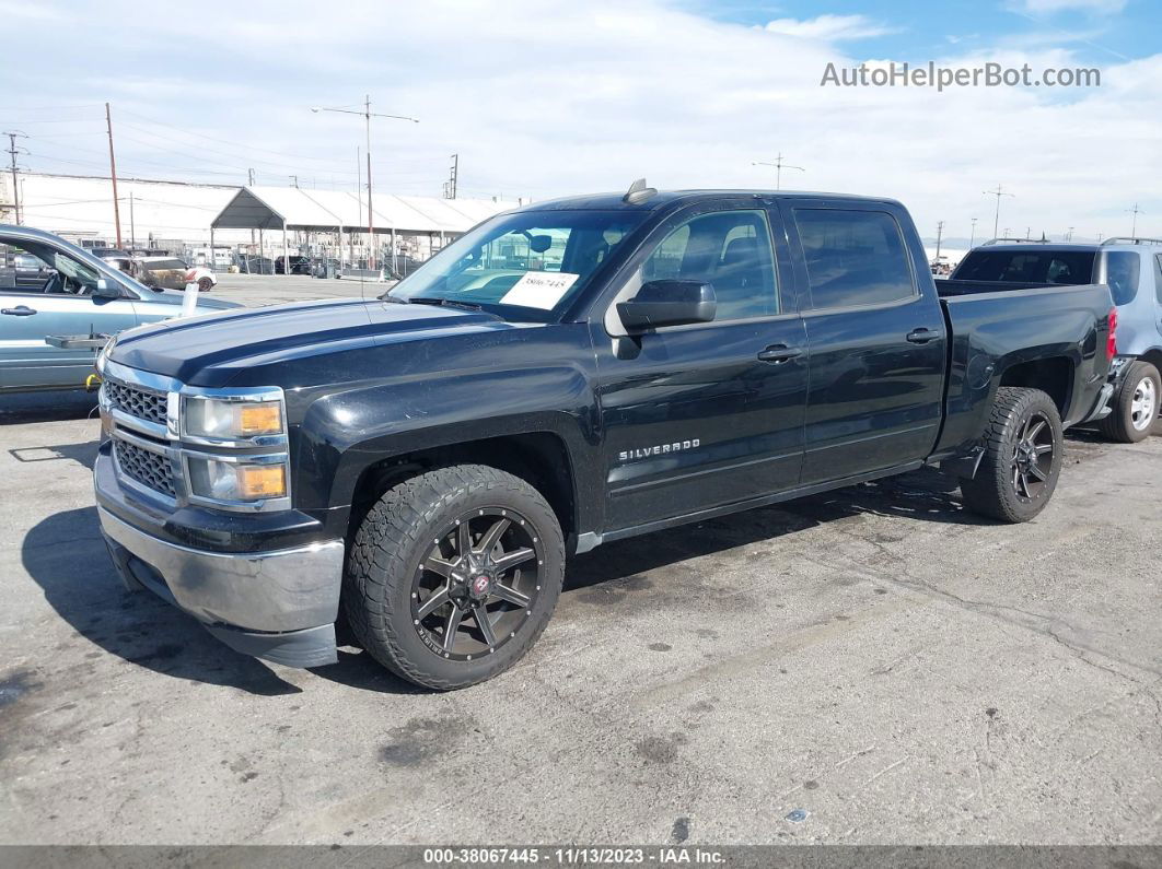 2015 Chevrolet Silverado 1500 1lt Black vin: 3GCPCRECXFG118171