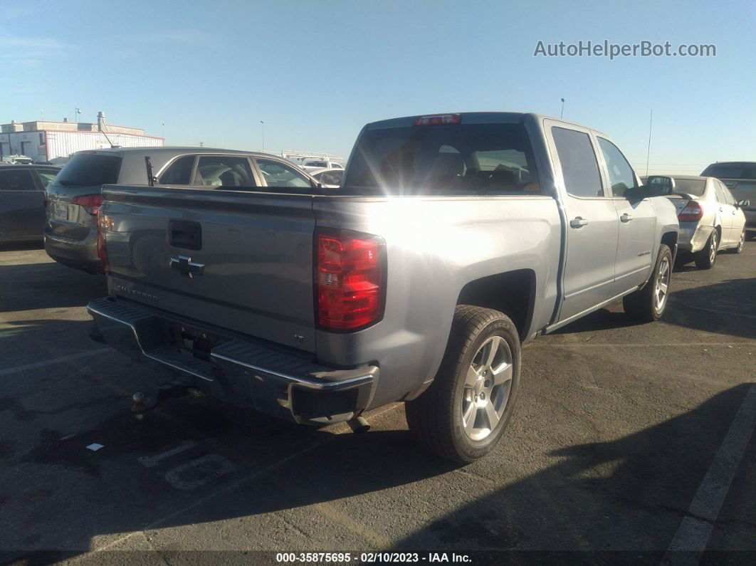 2016 Chevrolet Silverado 1500 Lt Gray vin: 3GCPCRECXGG161278