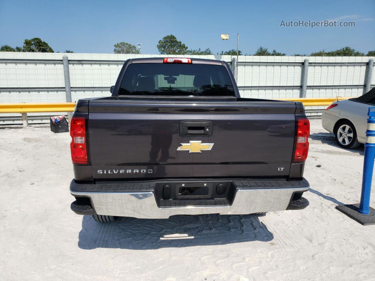 2016 Chevrolet Silverado C1500 Lt Gray vin: 3GCPCRECXGG200404