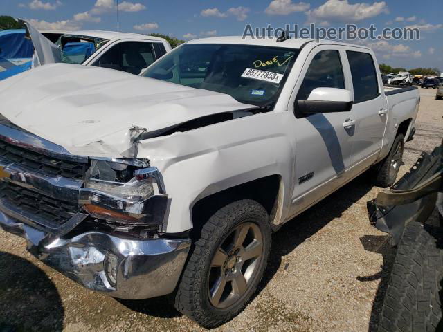 2016 Chevrolet Silverado C1500 Lt White vin: 3GCPCRECXGG208714