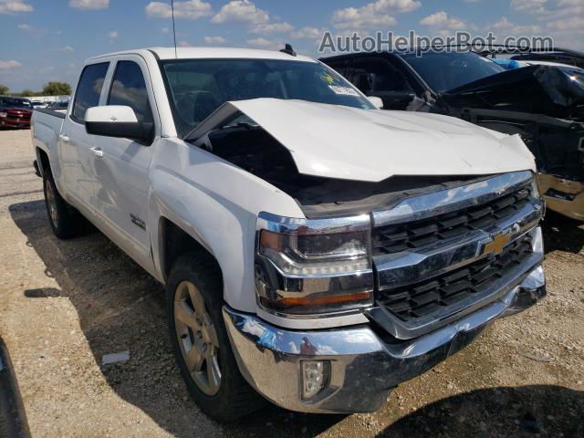 2016 Chevrolet Silverado C1500 Lt White vin: 3GCPCRECXGG208714