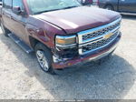 2015 Chevrolet Silverado 1500 1lt Burgundy vin: 3GCPCREH2FG175637