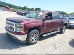 2015 Chevrolet Silverado 1500 1lt Burgundy vin: 3GCPCREH2FG175637