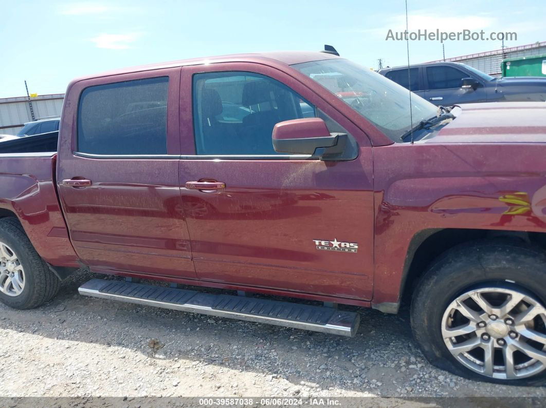 2015 Chevrolet Silverado 1500 1lt Burgundy vin: 3GCPCREH2FG175637