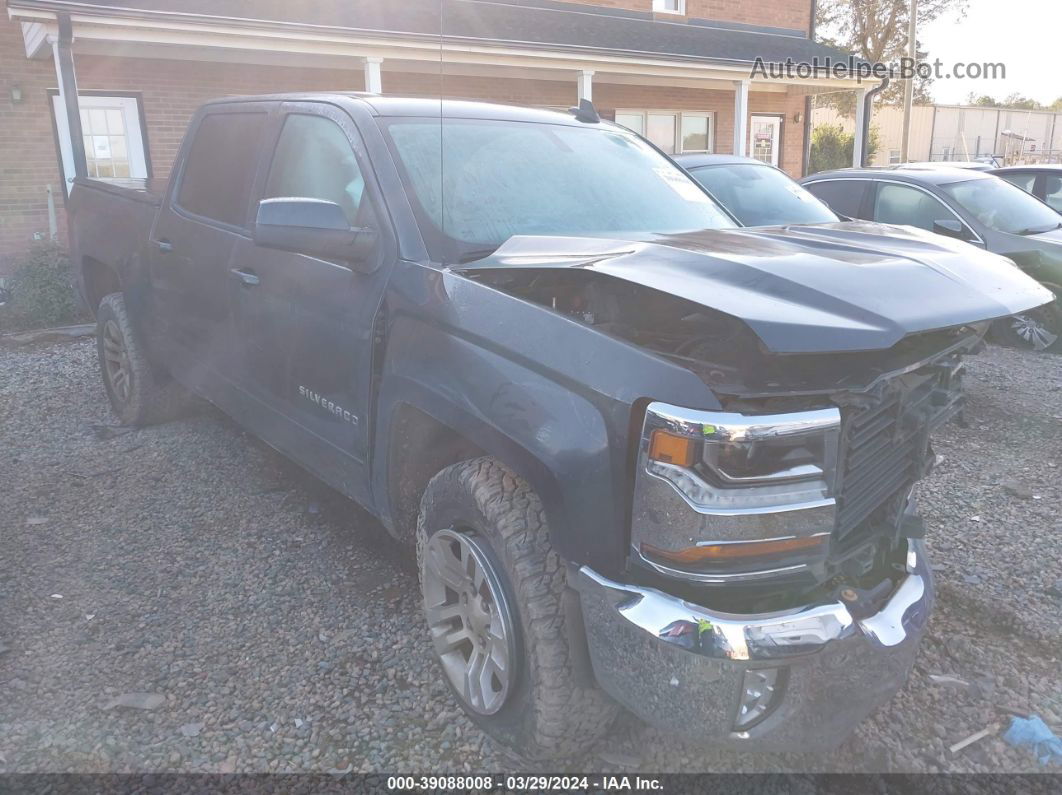 2018 Chevrolet Silverado 1500 1lt Gray vin: 3GCPCREH5JG128126