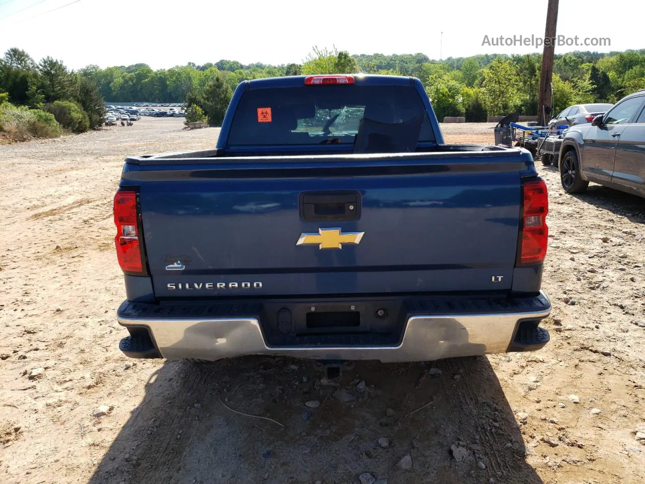 2015 Chevrolet Silverado C1500 Lt Blue vin: 3GCPCREH7FG188092