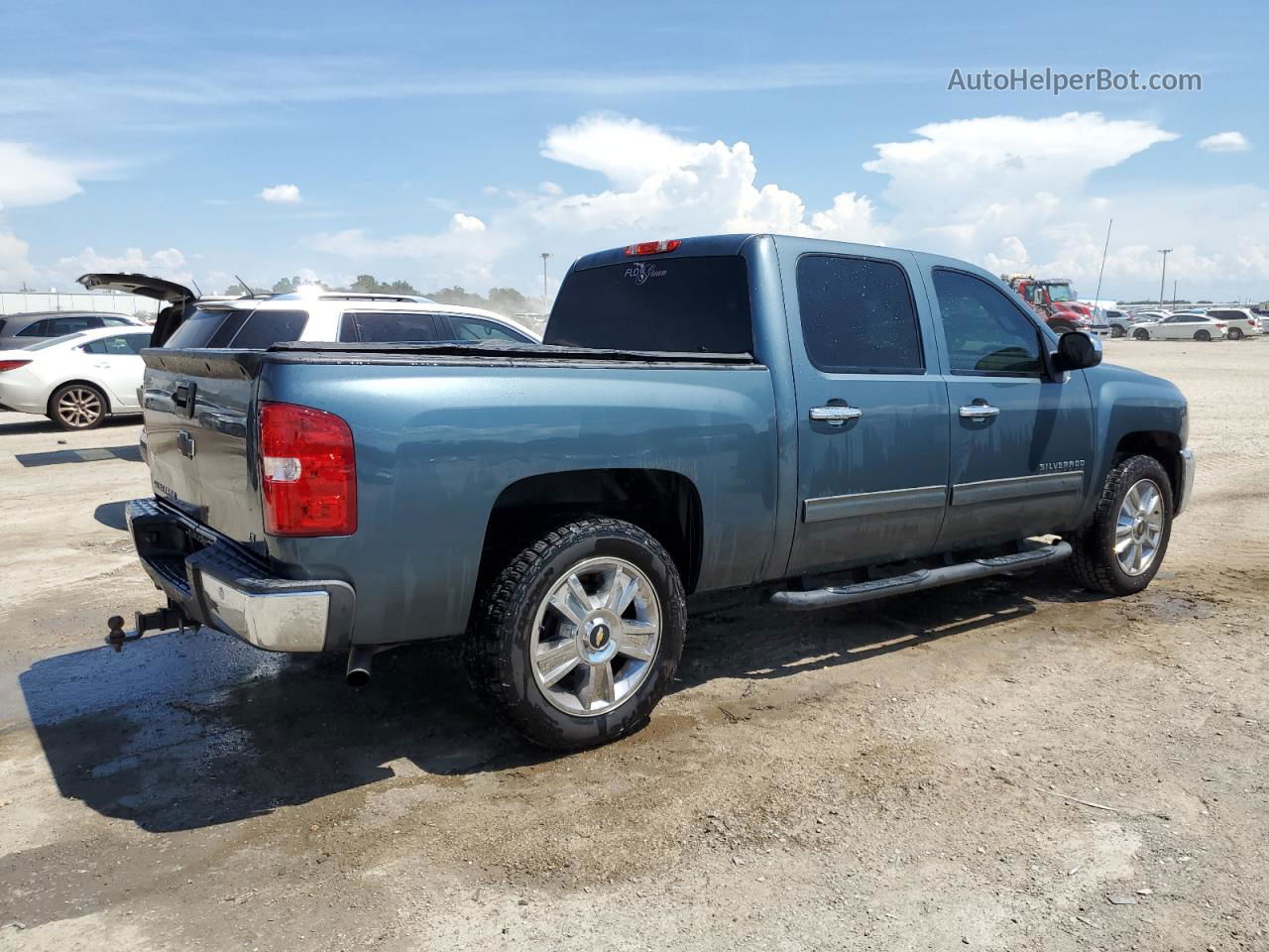 2012 Chevrolet Silverado C1500 Lt Синий vin: 3GCPCSE01CG148393