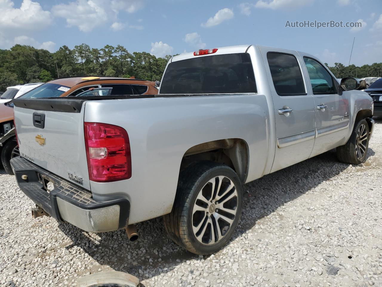 2012 Chevrolet Silverado C1500 Lt Silver vin: 3GCPCSE01CG197447