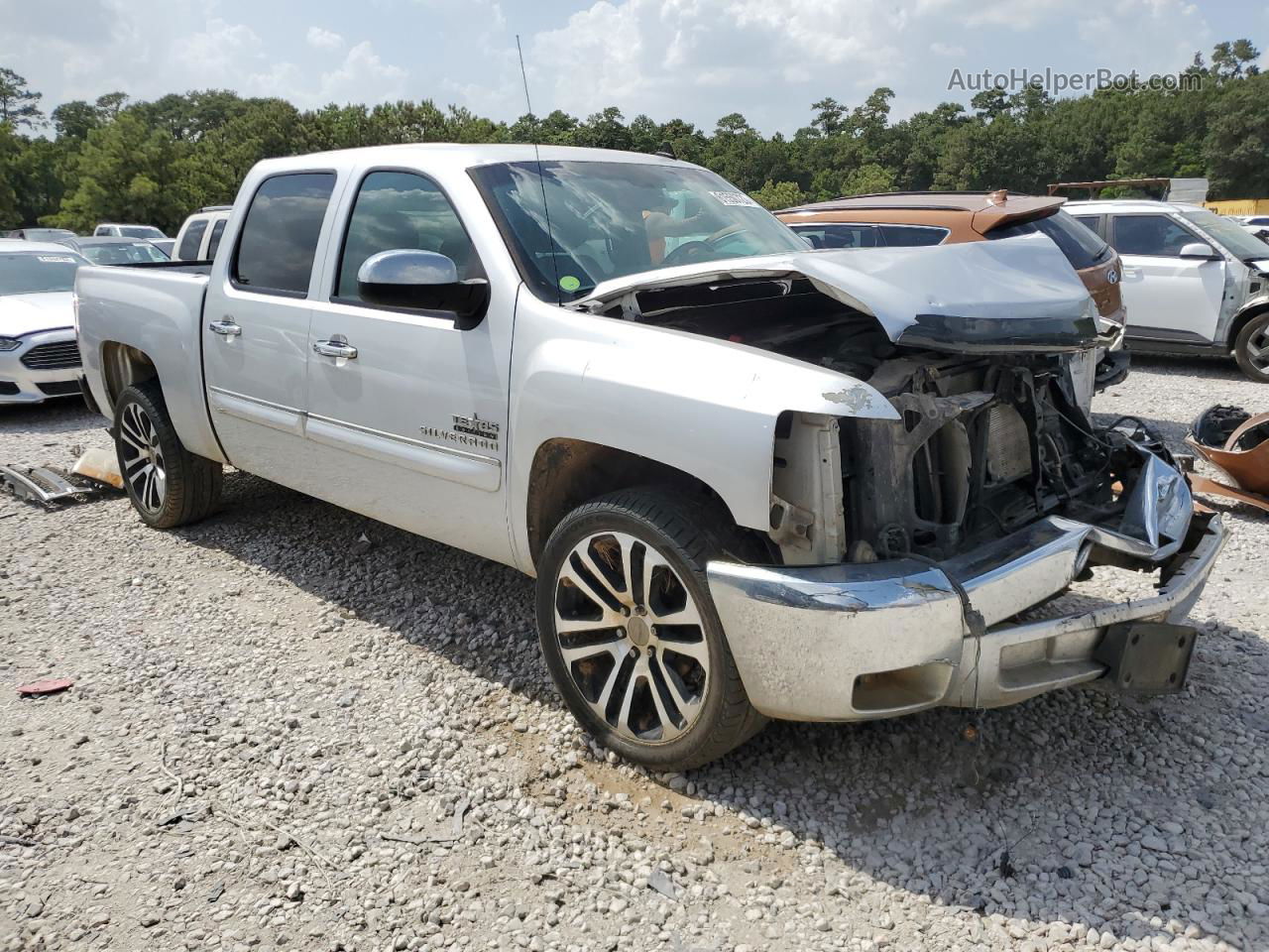 2012 Chevrolet Silverado C1500 Lt Silver vin: 3GCPCSE01CG197447