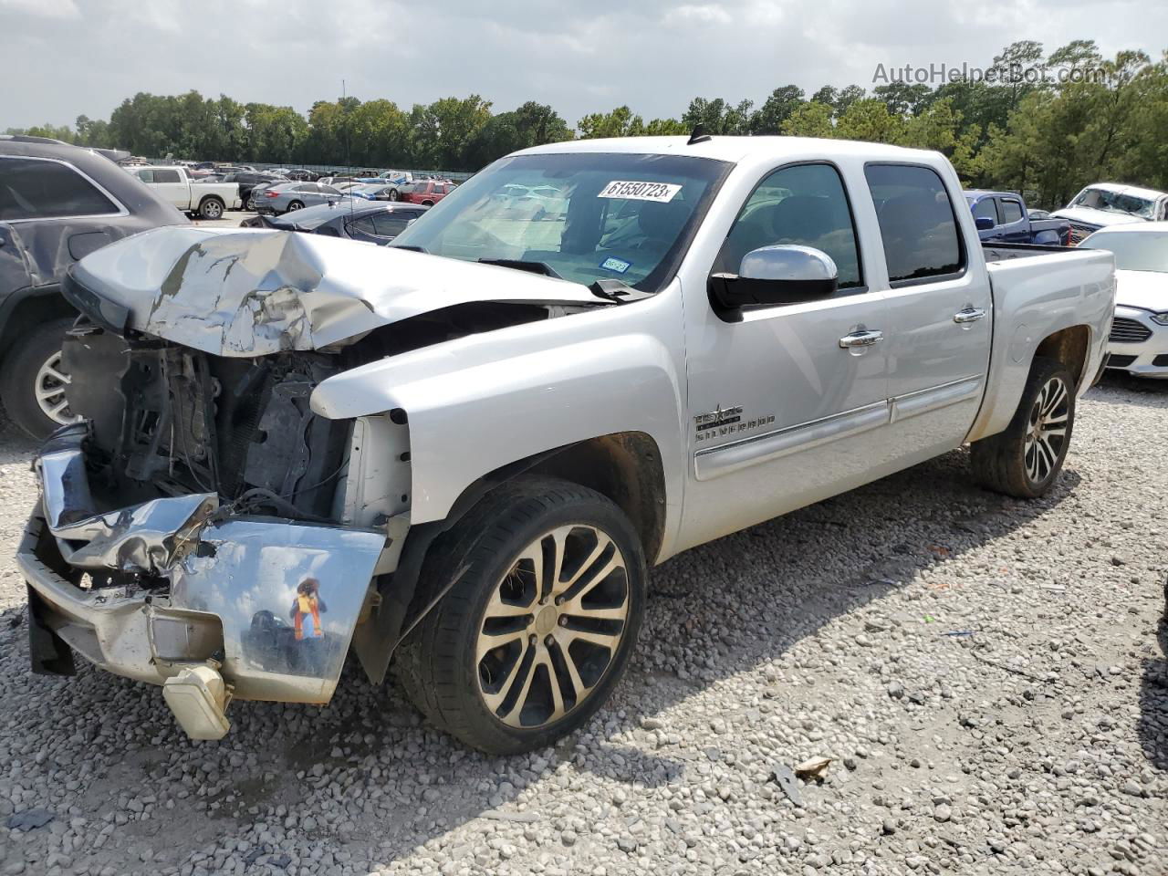 2012 Chevrolet Silverado C1500 Lt Серебряный vin: 3GCPCSE01CG197447