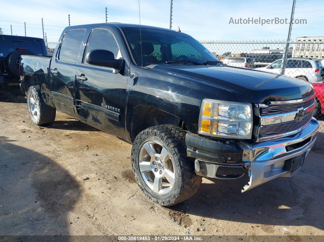 2013 Chevrolet Silverado 1500 Lt Black vin: 3GCPCSE01DG200140