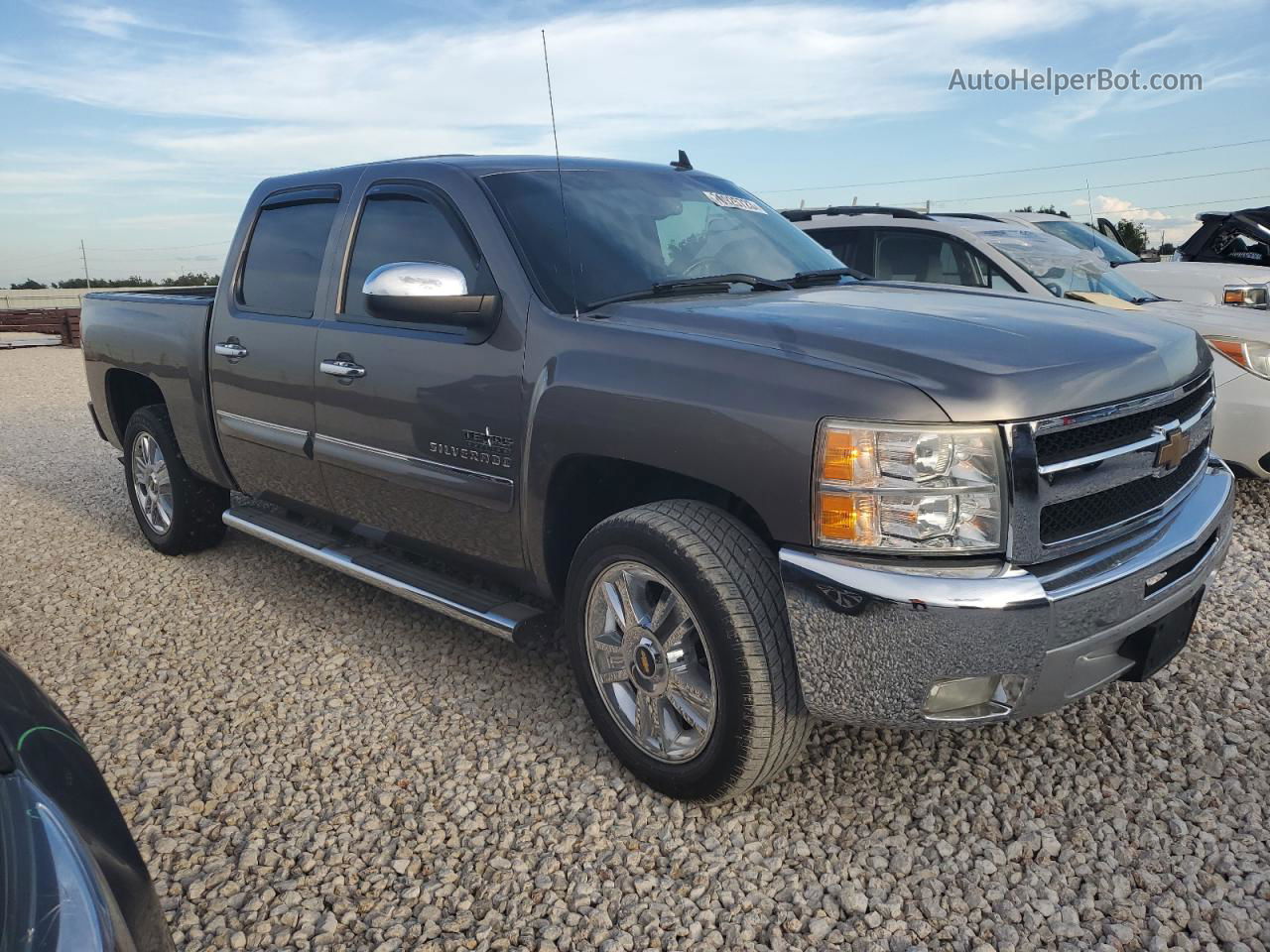 2012 Chevrolet Silverado C1500 Lt Gray vin: 3GCPCSE02CG275329