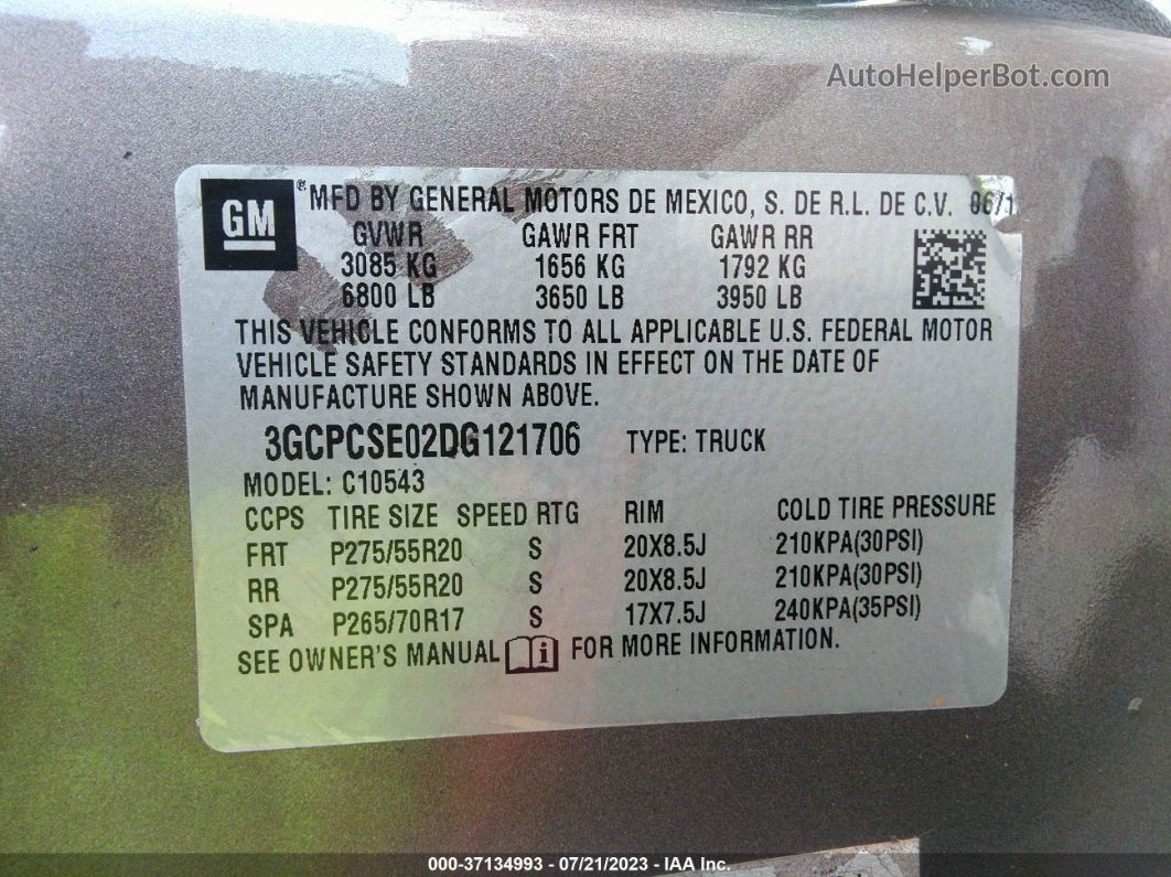 2013 Chevrolet Silverado 1500 Lt Gray vin: 3GCPCSE02DG121706