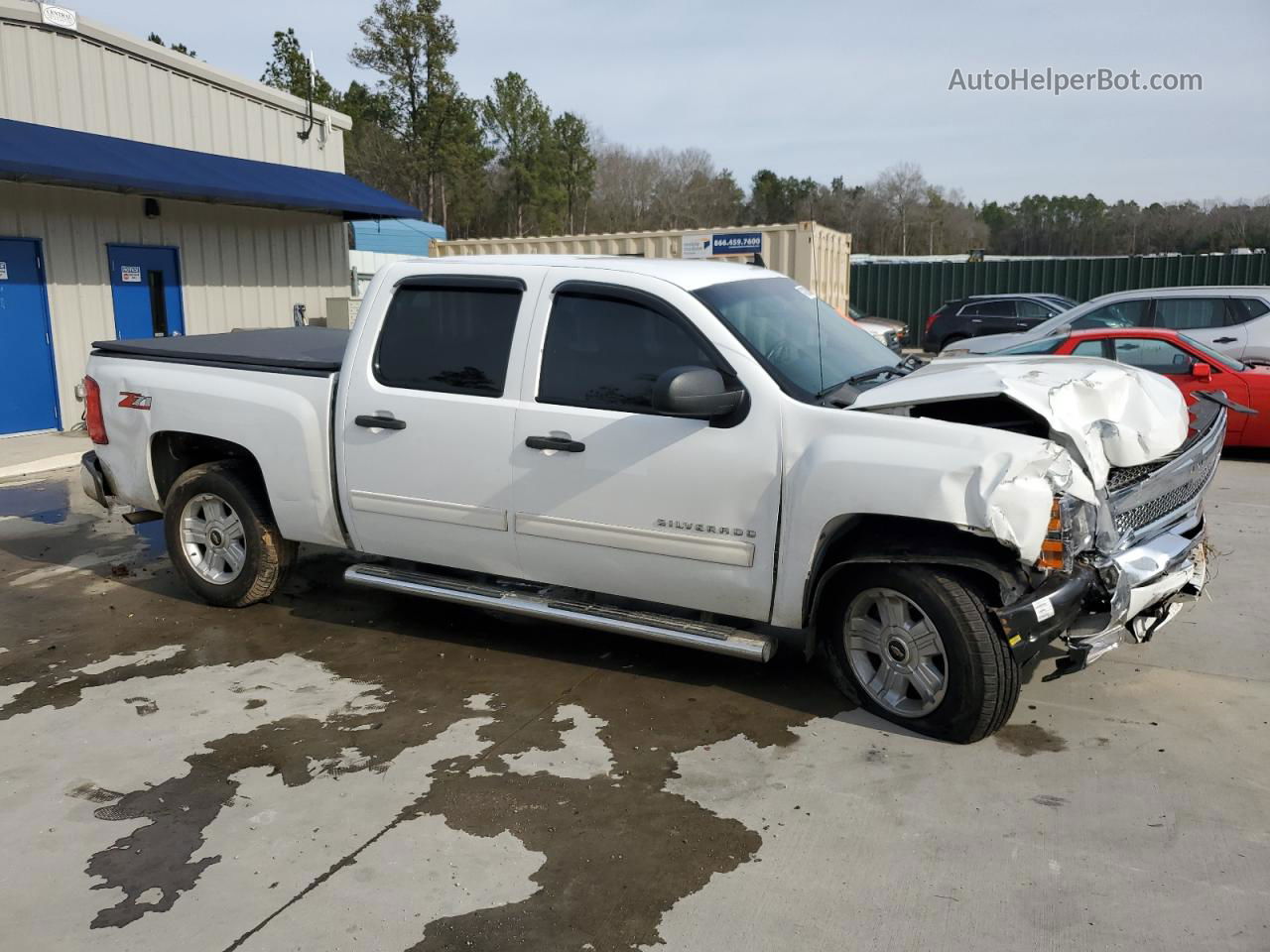 2013 Chevrolet Silverado C1500 Lt Белый vin: 3GCPCSE02DG202673