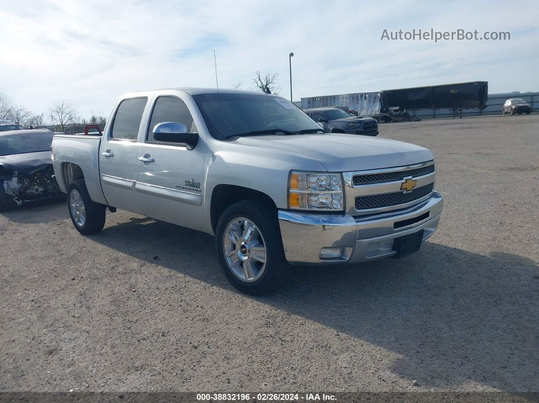 2013 Chevrolet Silverado 1500 Lt Silver vin: 3GCPCSE02DG272643