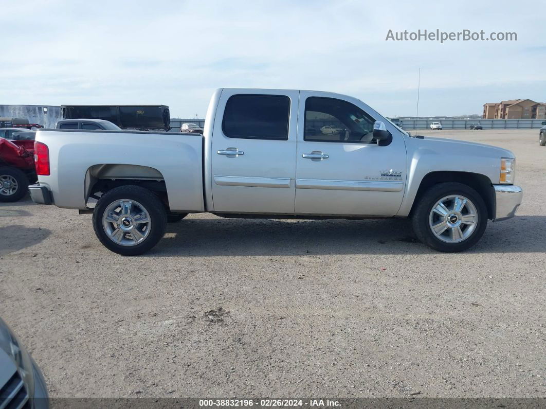 2013 Chevrolet Silverado 1500 Lt Silver vin: 3GCPCSE02DG272643