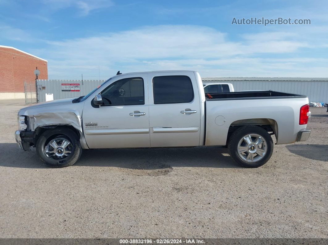 2013 Chevrolet Silverado 1500 Lt Silver vin: 3GCPCSE02DG272643