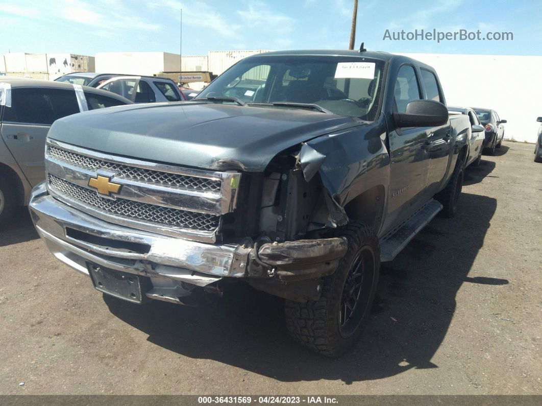 2012 Chevrolet Silverado 1500 Lt Blue vin: 3GCPCSE03CG244557