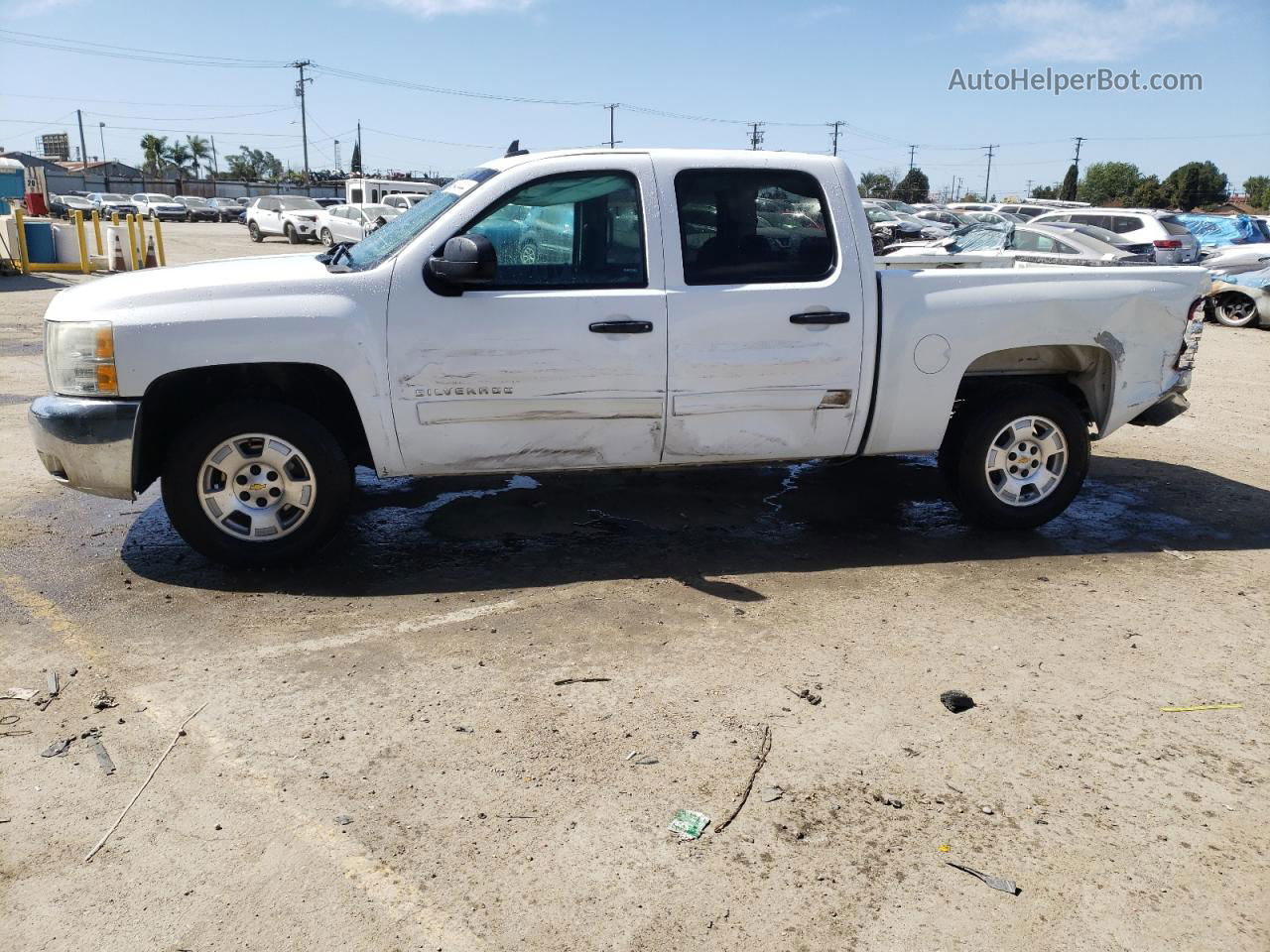 2013 Chevrolet Silverado C1500 Lt Белый vin: 3GCPCSE03DG151877