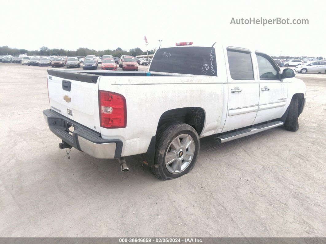 2013 Chevrolet Silverado 1500 Lt White vin: 3GCPCSE03DG165150