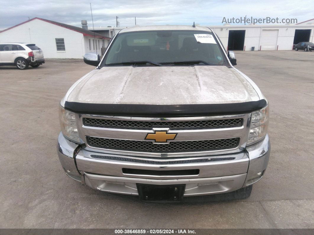 2013 Chevrolet Silverado 1500 Lt White vin: 3GCPCSE03DG165150