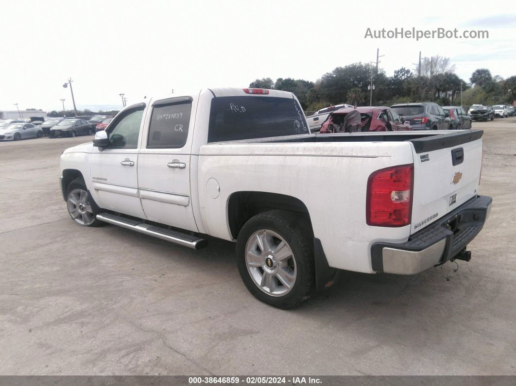 2013 Chevrolet Silverado 1500 Lt White vin: 3GCPCSE03DG165150