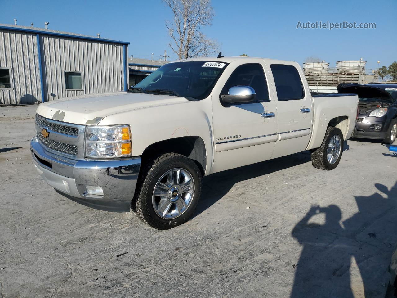 2013 Chevrolet Silverado C1500 Lt White vin: 3GCPCSE03DG285014