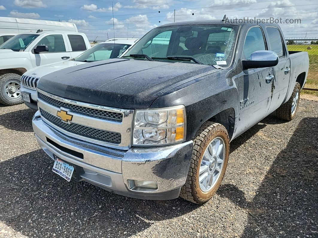 2012 Chevrolet Silverado 1500 Lt Черный vin: 3GCPCSE04CG191321