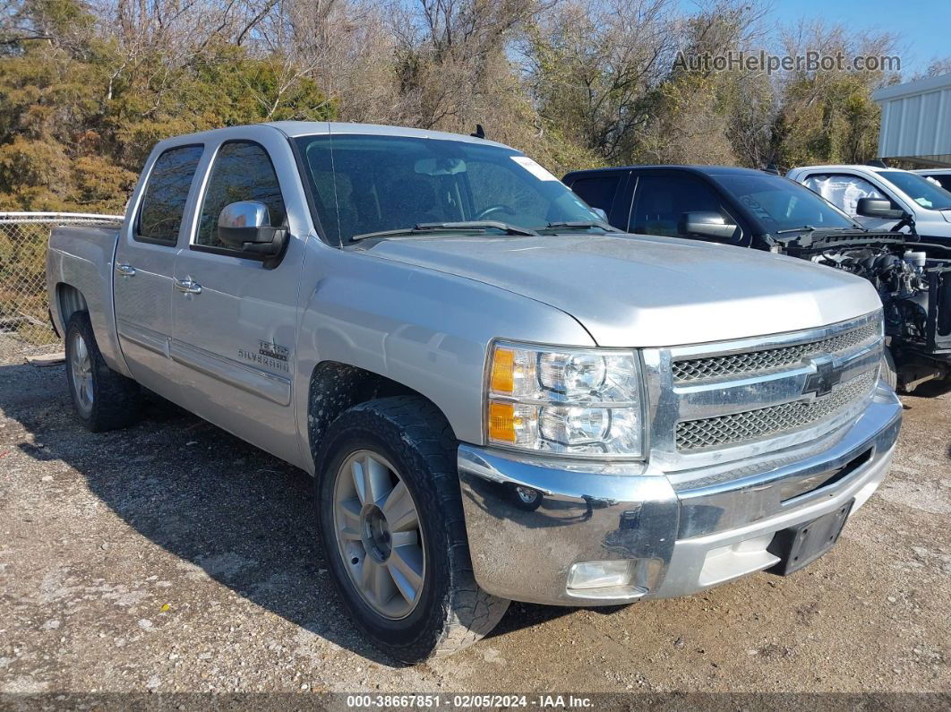 2013 Chevrolet Silverado 1500 Lt Silver vin: 3GCPCSE04DG153623