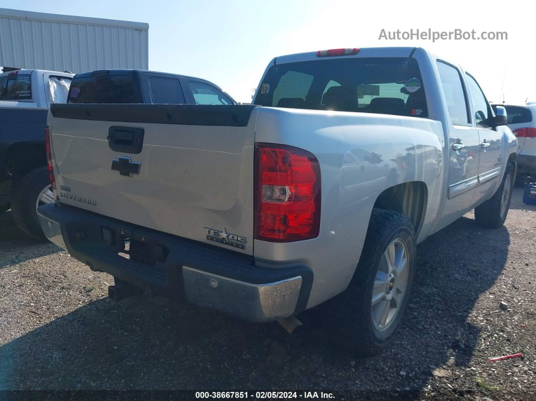 2013 Chevrolet Silverado 1500 Lt Silver vin: 3GCPCSE04DG153623