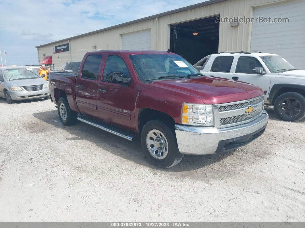 2013 Chevrolet Silverado 1500 Lt Burgundy vin: 3GCPCSE04DG201069