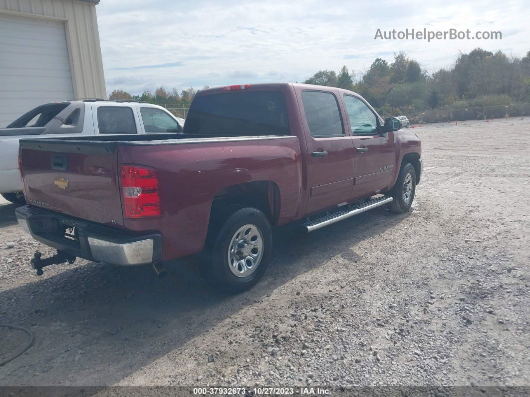 2013 Chevrolet Silverado 1500 Lt Burgundy vin: 3GCPCSE04DG201069