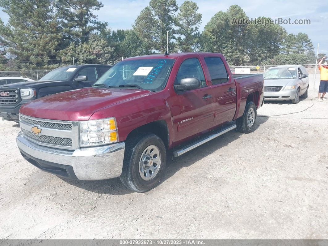 2013 Chevrolet Silverado 1500 Lt Burgundy vin: 3GCPCSE04DG201069