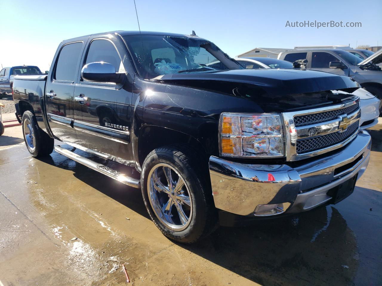 2012 Chevrolet Silverado C1500 Lt Black vin: 3GCPCSE05CG120239