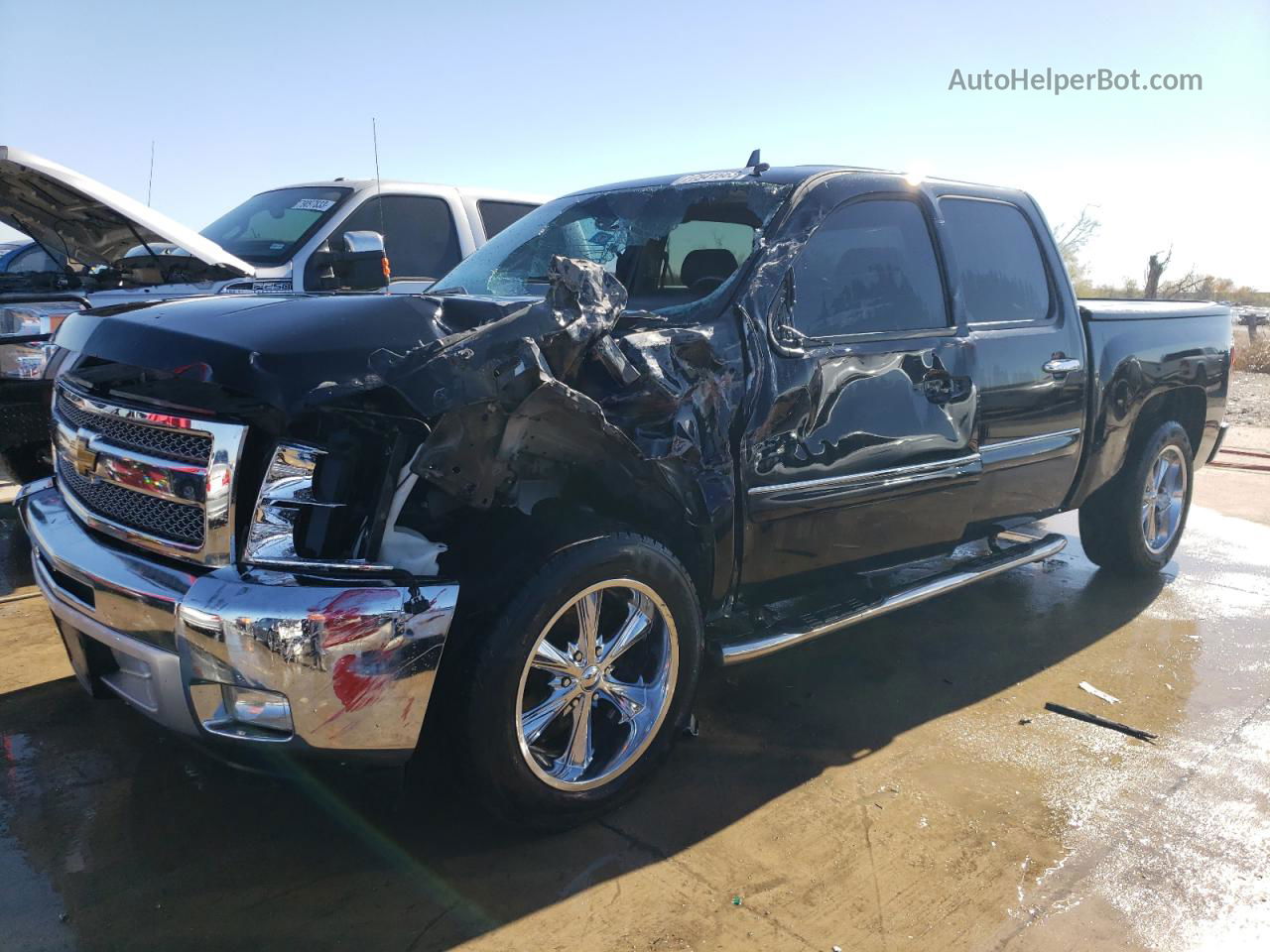 2012 Chevrolet Silverado C1500 Lt Черный vin: 3GCPCSE05CG120239