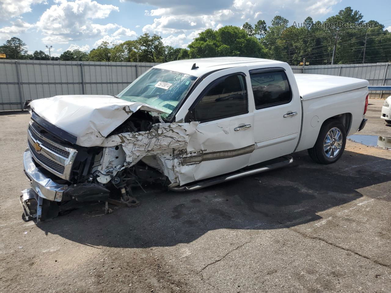 2012 Chevrolet Silverado C1500 Lt White vin: 3GCPCSE05CG200057