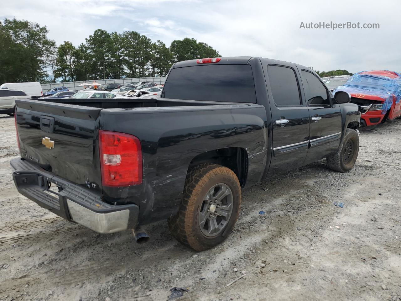 2013 Chevrolet Silverado C1500 Lt Black vin: 3GCPCSE05DG294197