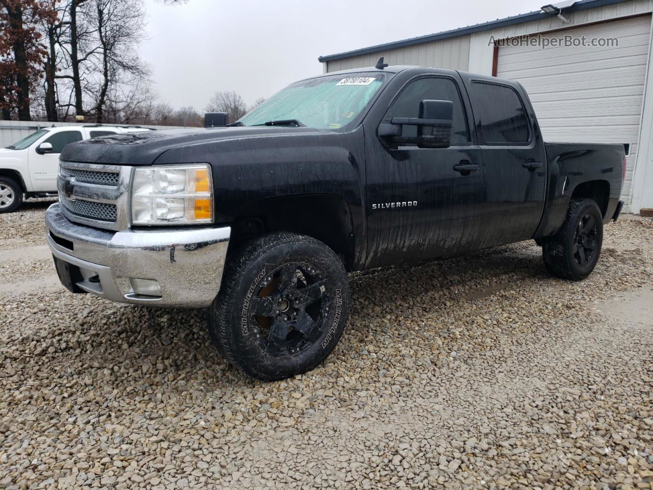 2013 Chevrolet Silverado C1500 Lt Black vin: 3GCPCSE05DG347190