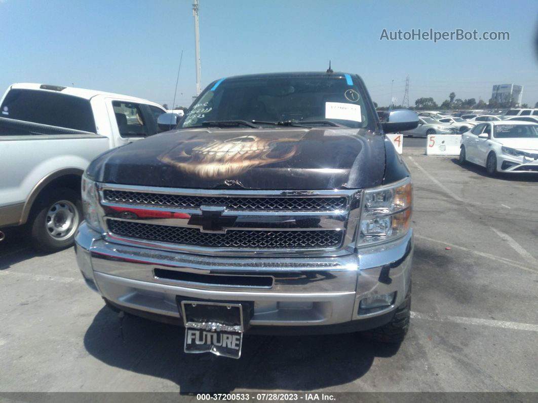 2012 Chevrolet Silverado 1500 Lt Black vin: 3GCPCSE06CG222214